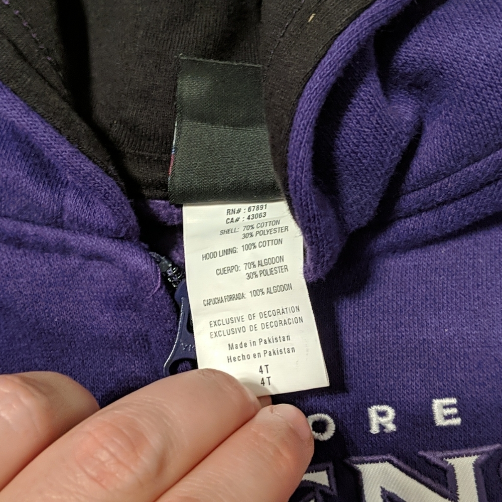 Baltimore Ravens zip up sweatshirt - Picture 3 of 3
